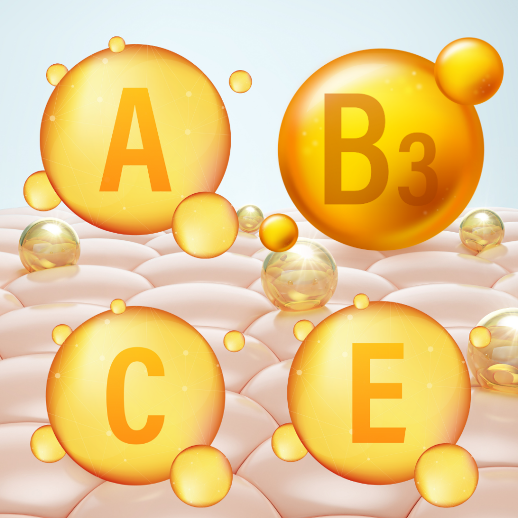 วิตามิน A B3 C E