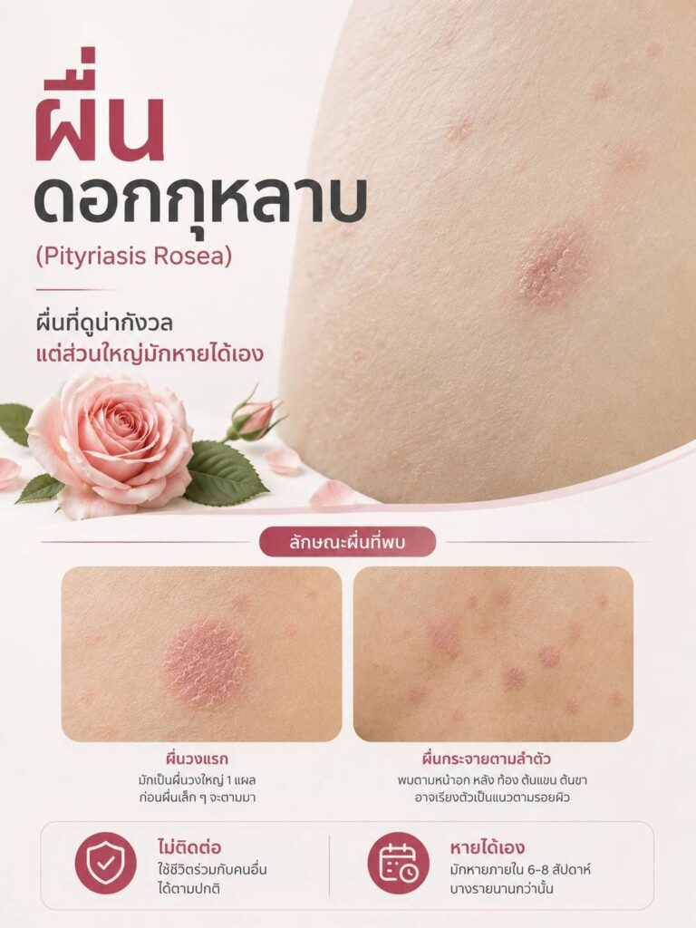 ผื่นดอกกุหลาบ (Pityriasis rosea)